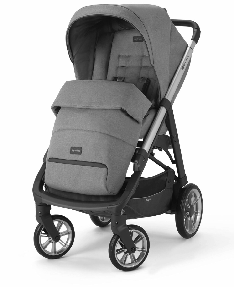Коляска 3 в 1 Inglesina Aptica с подставкой под люльку Stand Up, Kensington Grey