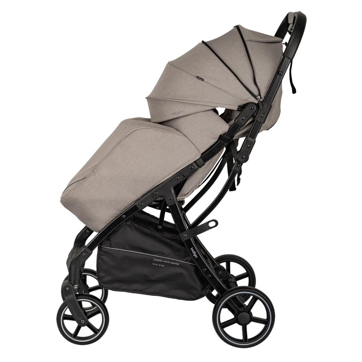 Коляска прогулочная Indigo FROST бежевый