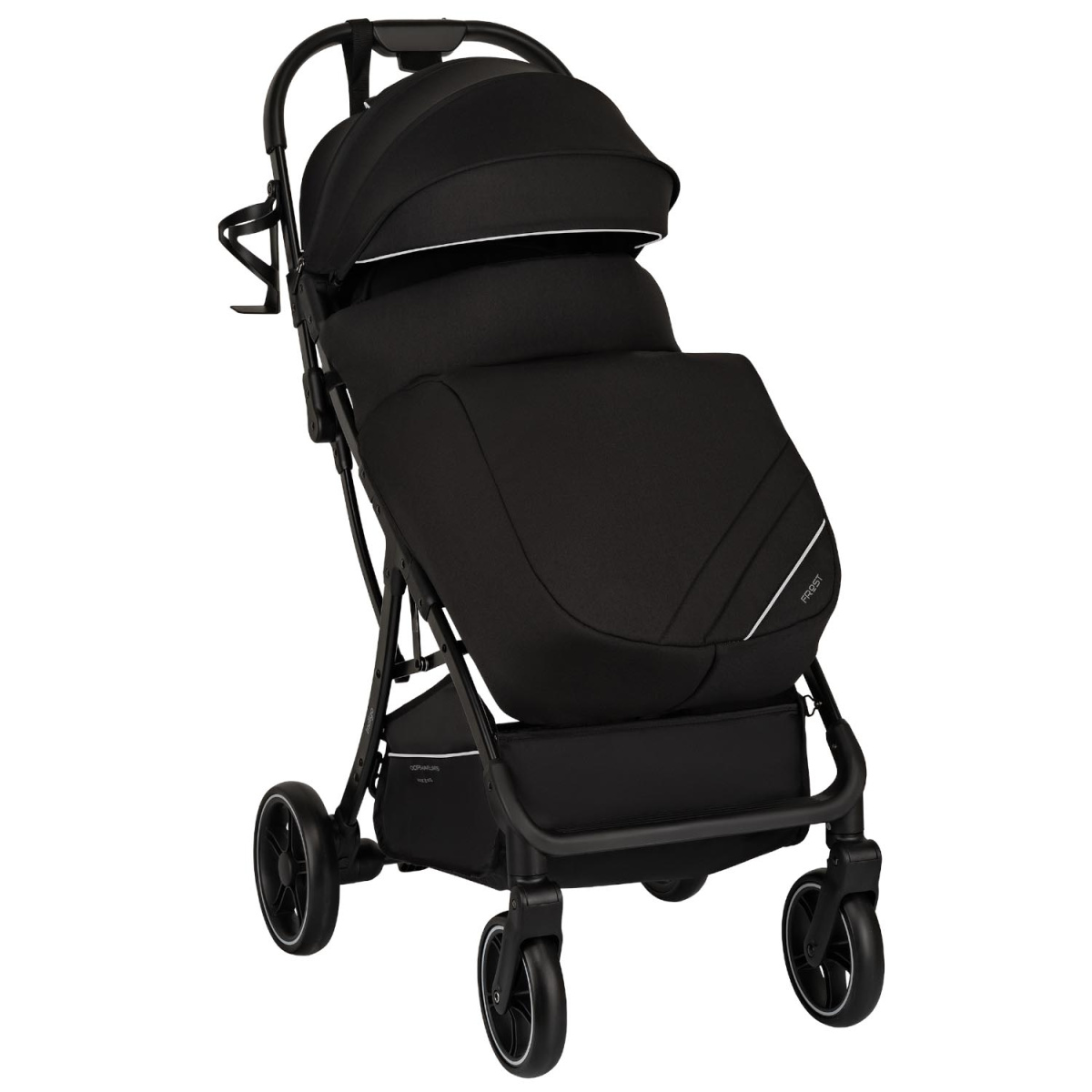 Коляска прогулочная Indigo FROST черный