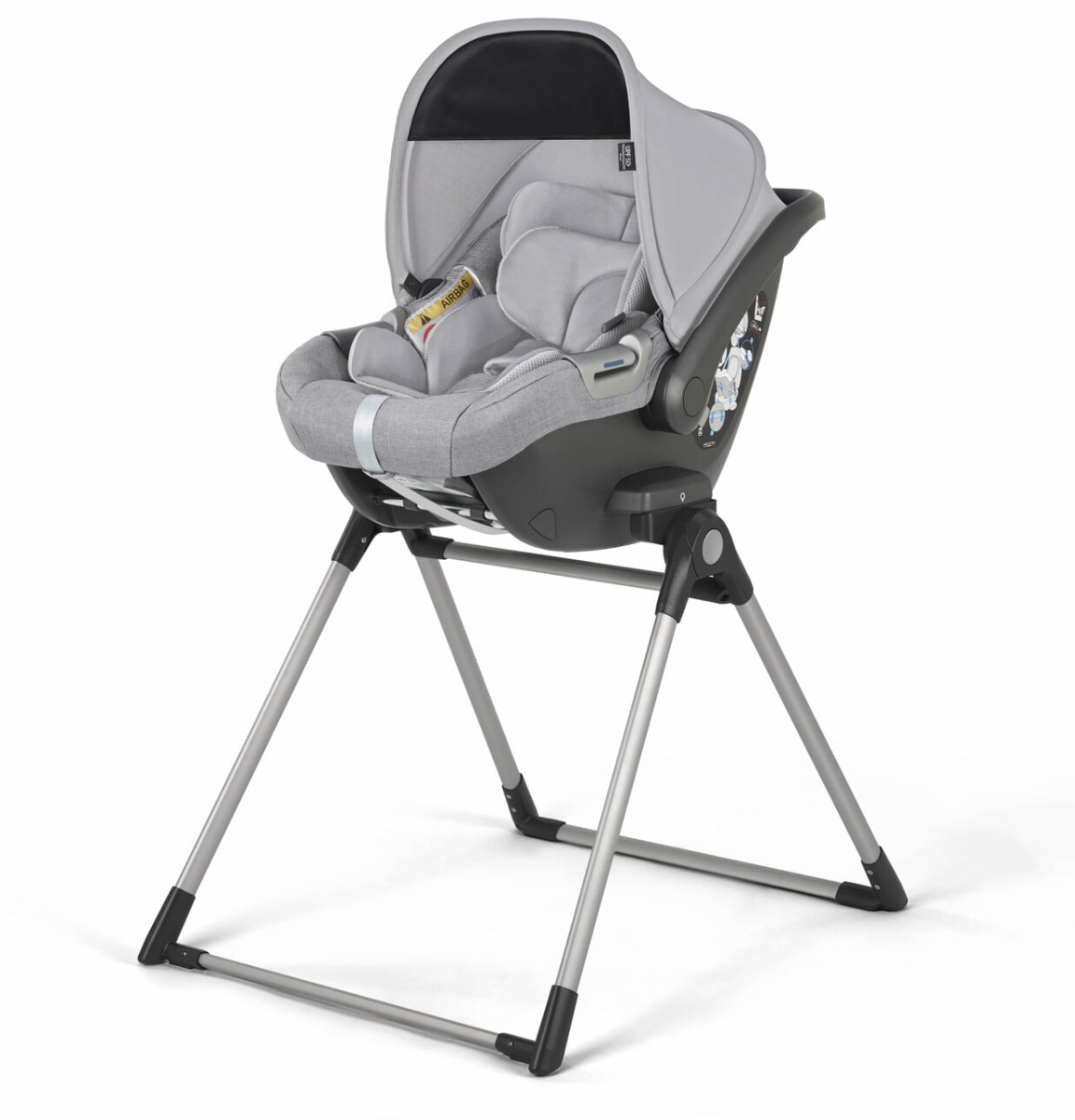 Коляска 3 в 1 Inglesina Aptica с подставкой под люльку Stand Up, Silk Grey