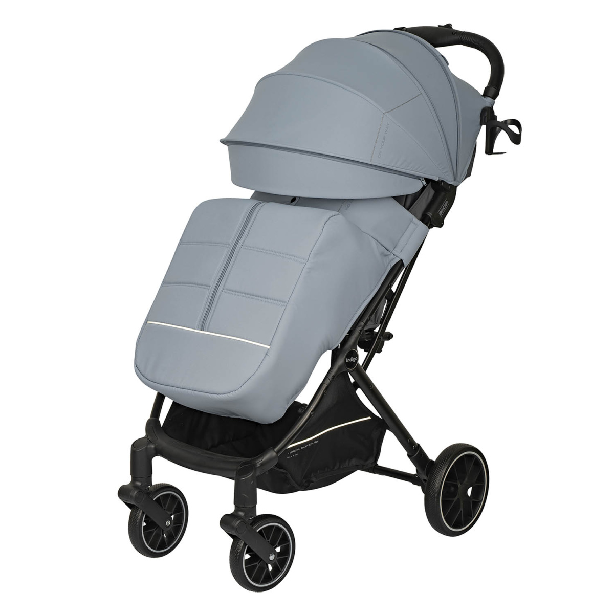 Коляска прогулочная Indigo SKIP голубой