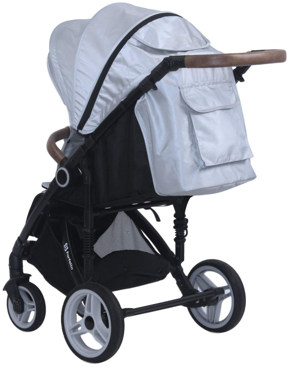 Коляска детская прогулочная Farfello Bino Angel Comfort (Silver/ серебристый)
