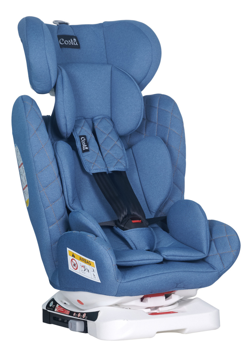 Автокресло детское Farfello CS-002 ISOFIX джинсовый/new denim