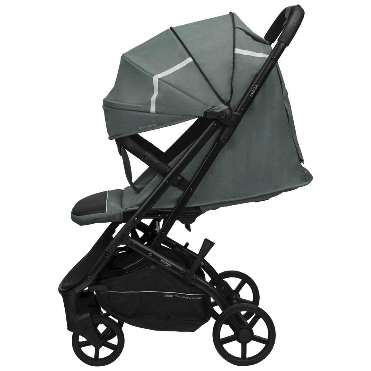 Коляска прогулочная Indigo MEGA зеленый