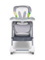Стульчик для кормления Sevillababy Zoo Brown, Dk.Grey, т.серый, динозаврик