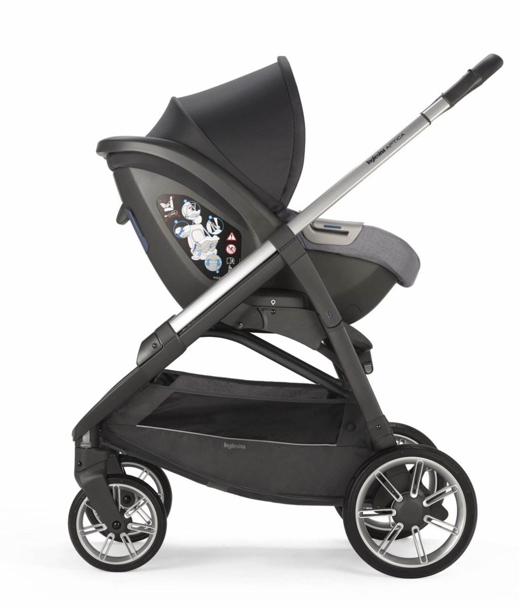 Коляска 3 в 1 Inglesina Aptica с подставкой под люльку Stand Up, Kensington Grey