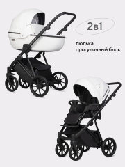 Коляска 2 в 1 Riko Basic Montana Ecco X 11 White