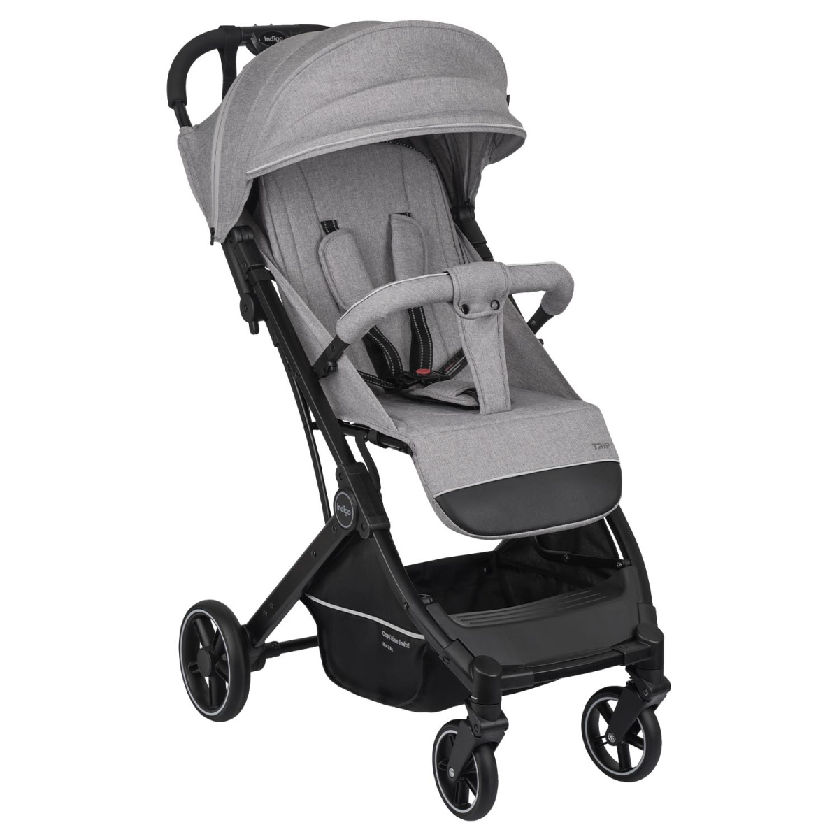 Коляска прогулочная Indigo TRIP светло-серый