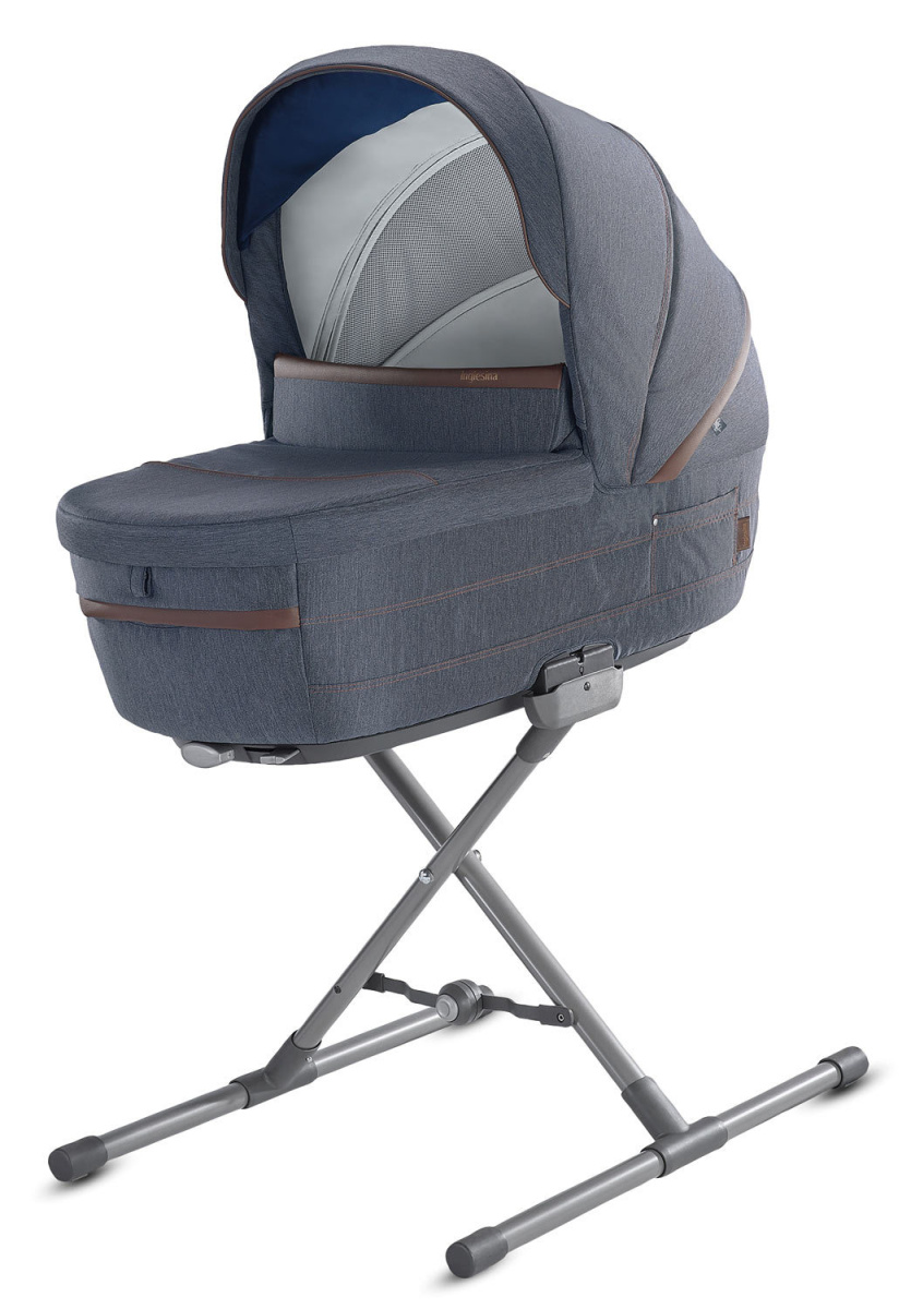 Коляска 2 в 1 Inglesina Aptica  с подставкой под люльку Stand Up,  Alaska Blue