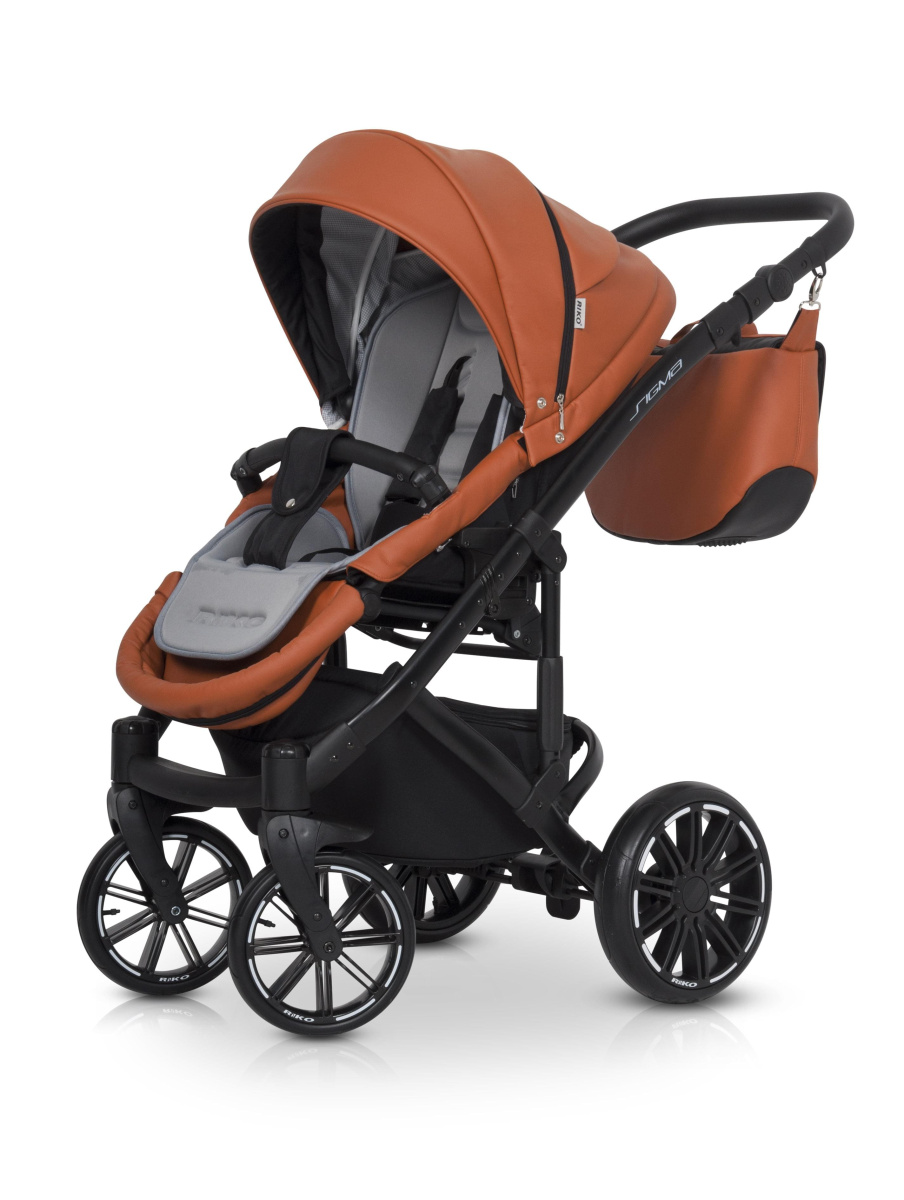 Коляска 2 в 1 Riko Sigma 04 коричневый