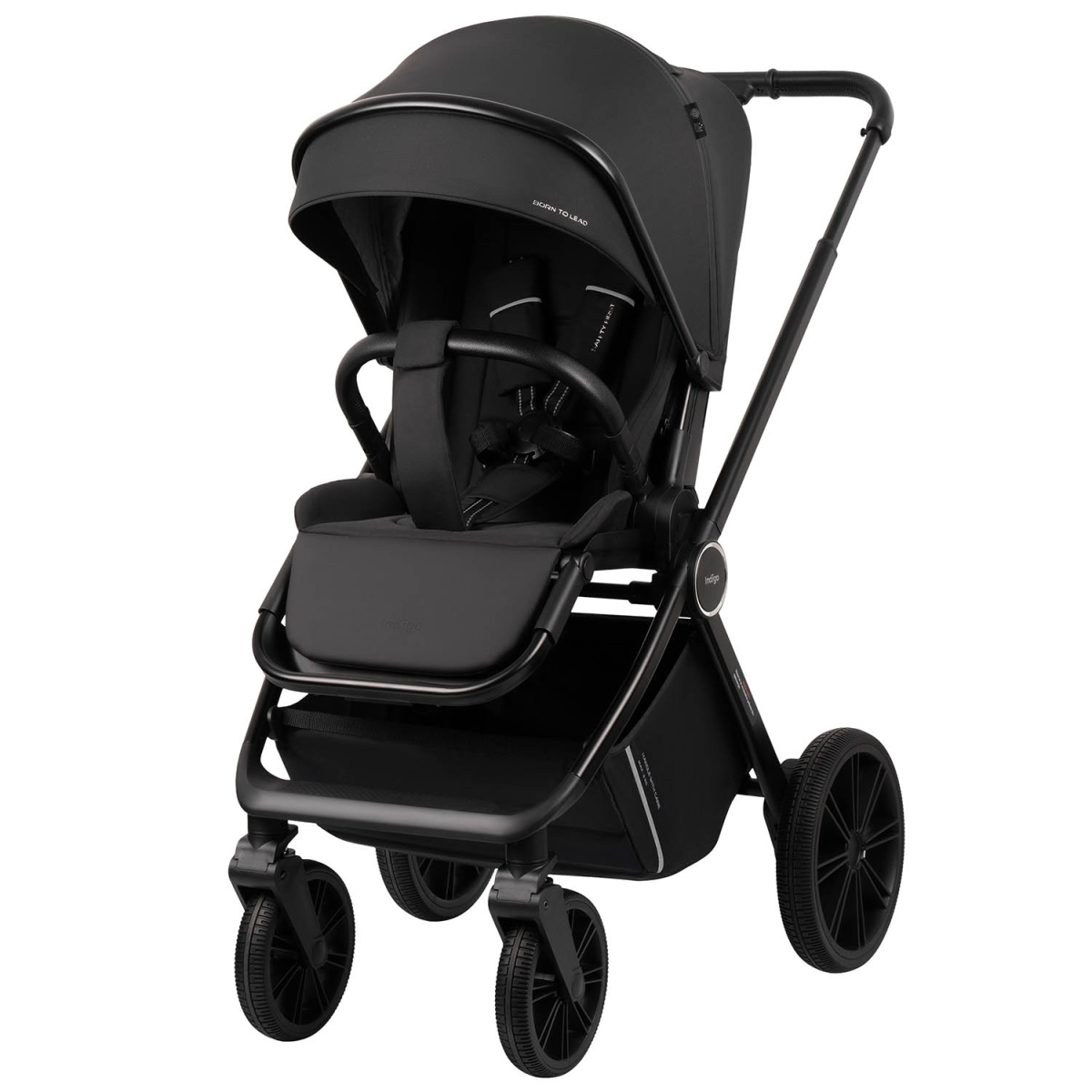 Коляска 2 в 1 Indigo STING черный
