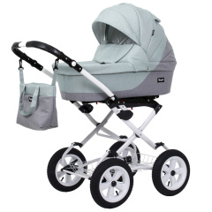 Коляска 2 в 1 Rant Siena Classic 08 серый-ментоловый