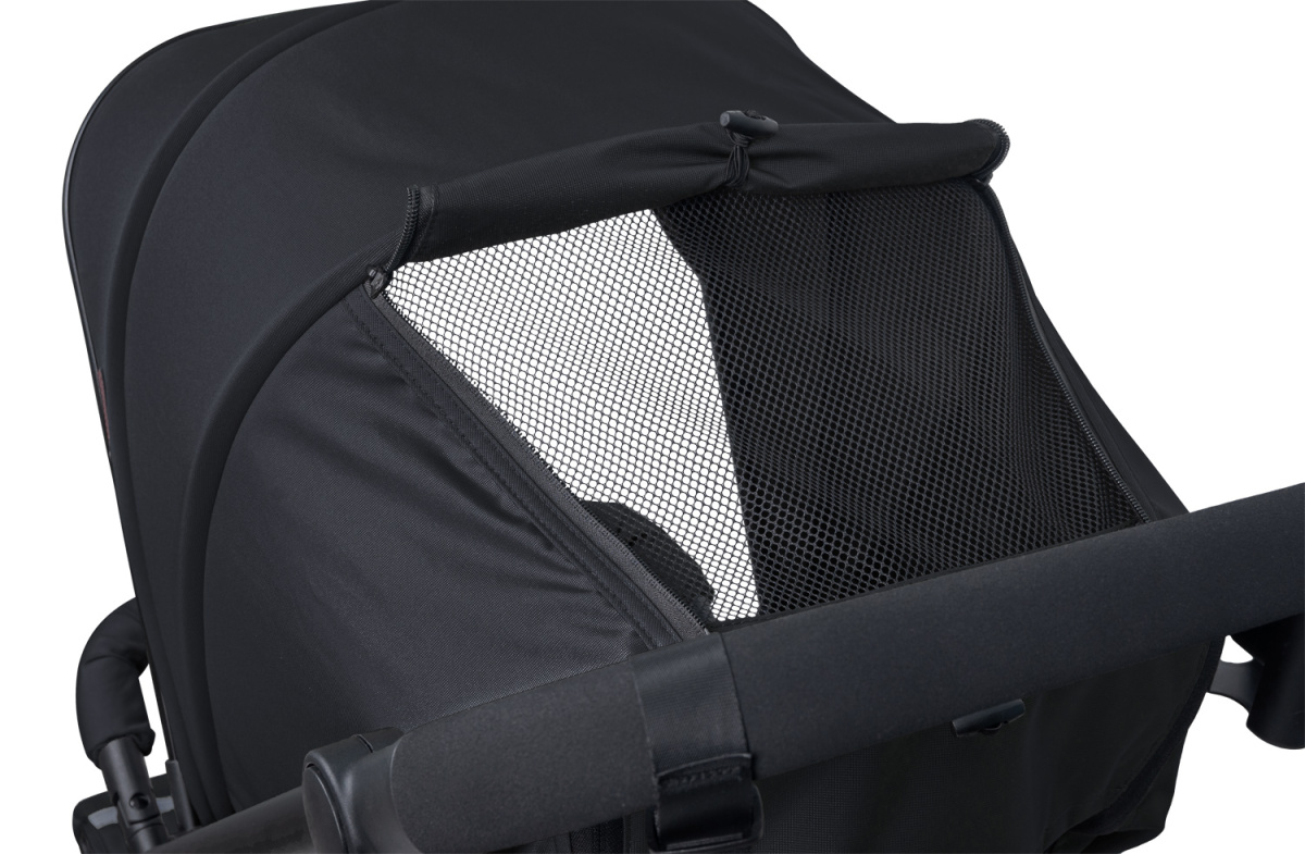 Коляска детская прогулочная Farfello Bonnie black (Charcoal Black/Угольно-черный)