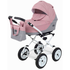 Коляска 2 в 1 Rant Siena Classic 07 серый-розовый