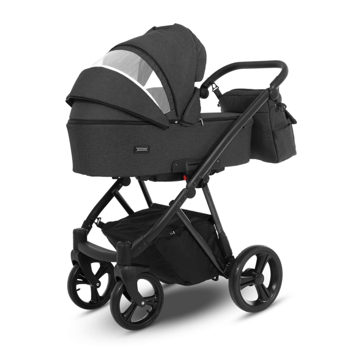 Коляска Camarelo Faro 3 в 1 тёмно-серый меланж