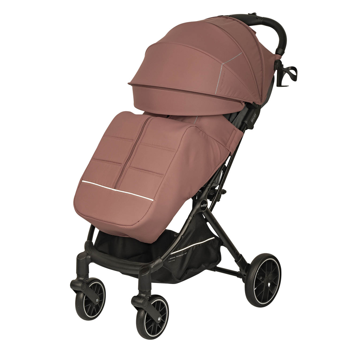 Коляска прогулочная Indigo SKIP розовый