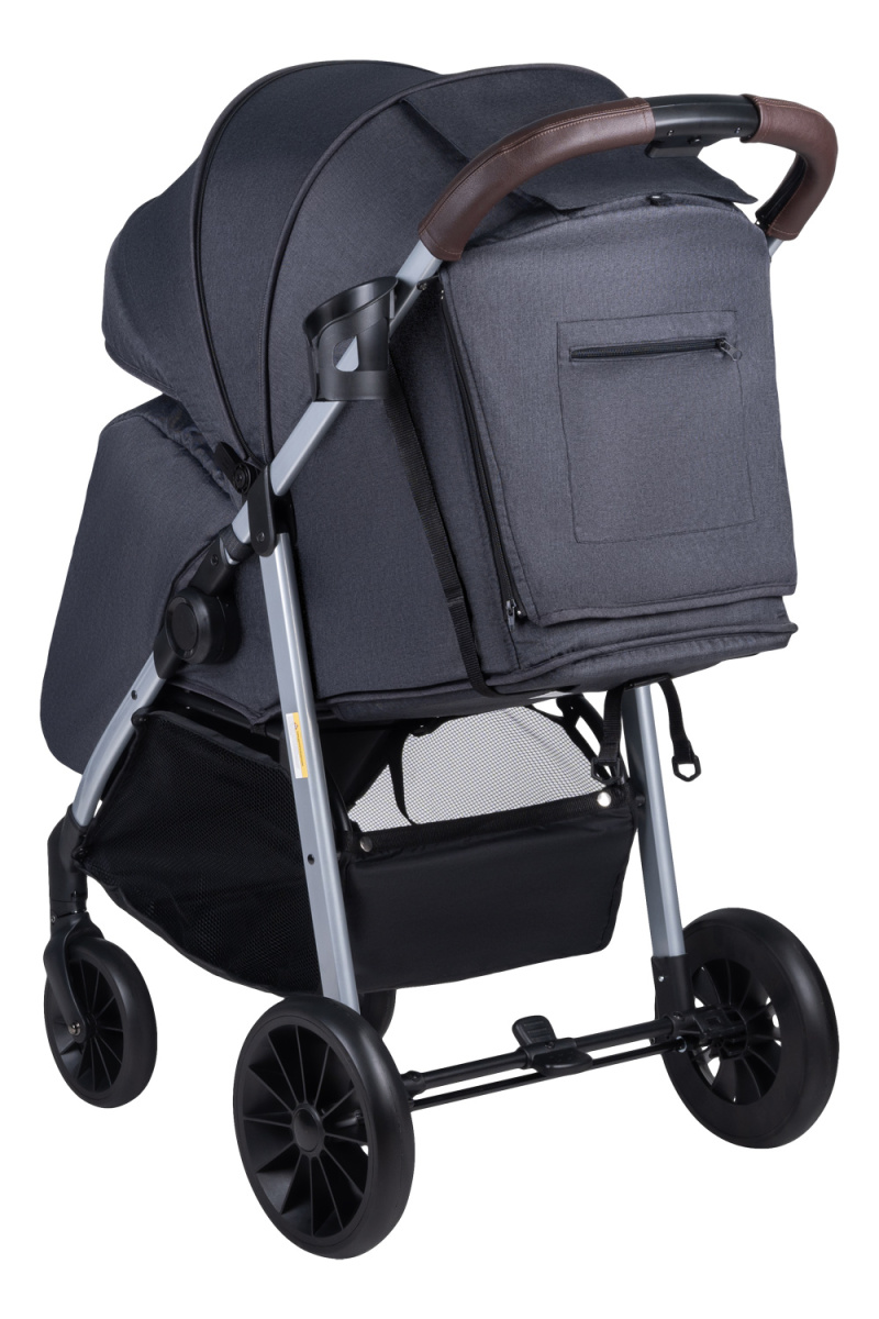 Коляска детская прогулочная Farfello COSTA Jenny + (Steel Grey/ Темно-серый)