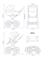 Коляска 2 в 1 Riko Basic Montana X Ecco Prestige 21 Green