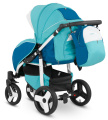 Прогулочная коляска Camarelo Elf белая рама бирюзовый/морская волна