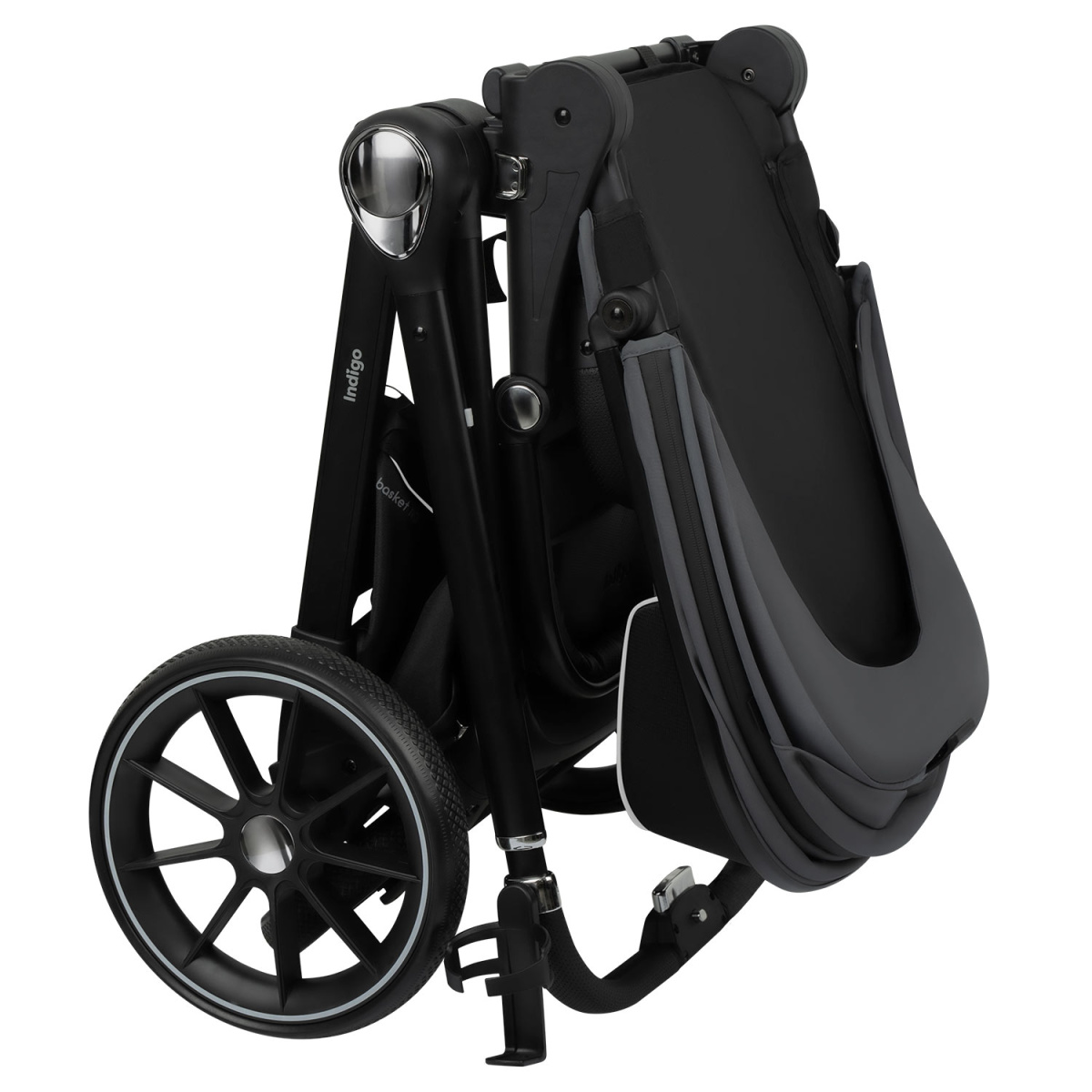 Коляска прогулочная Indigo GLOSS темно-серый