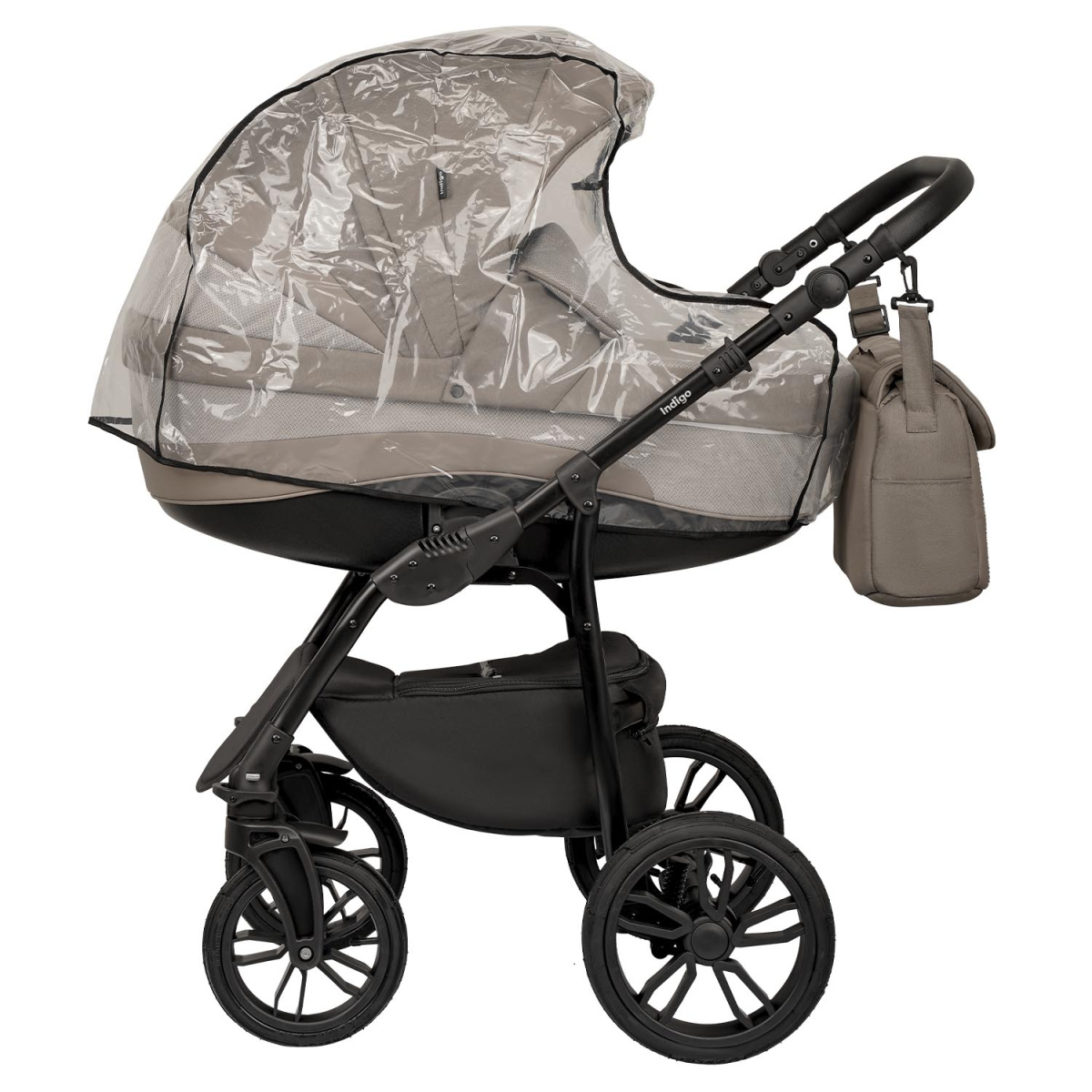 Коляска 2 в 1 Indigo, In 05 (Коричневый)