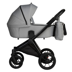 Коляска 2в1 Indigo SOLIO So 04 (св.серый)