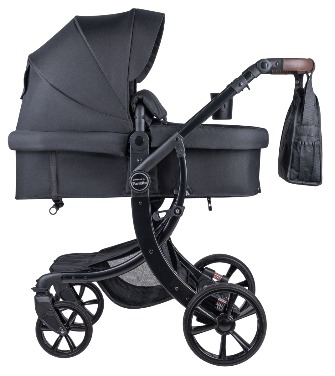 Коляска трансформер Farfello Aimile Original New Black (Черный NDB-1)