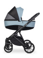 Коляска 3 в 1 Riko Brano Pro, 02 Сrystal blue