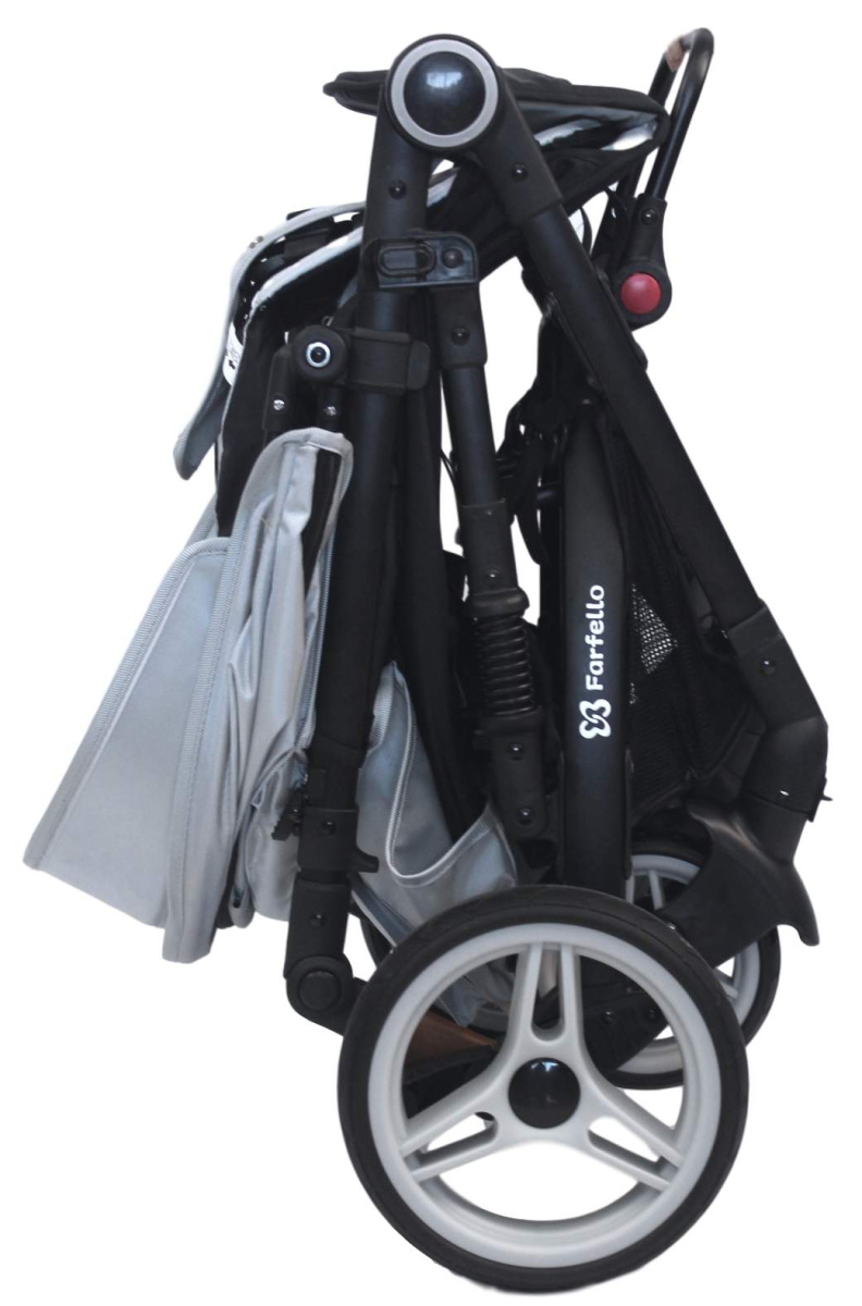 Коляска детская прогулочная Farfello Bino Angel Comfort (Silver/ серебристый)
