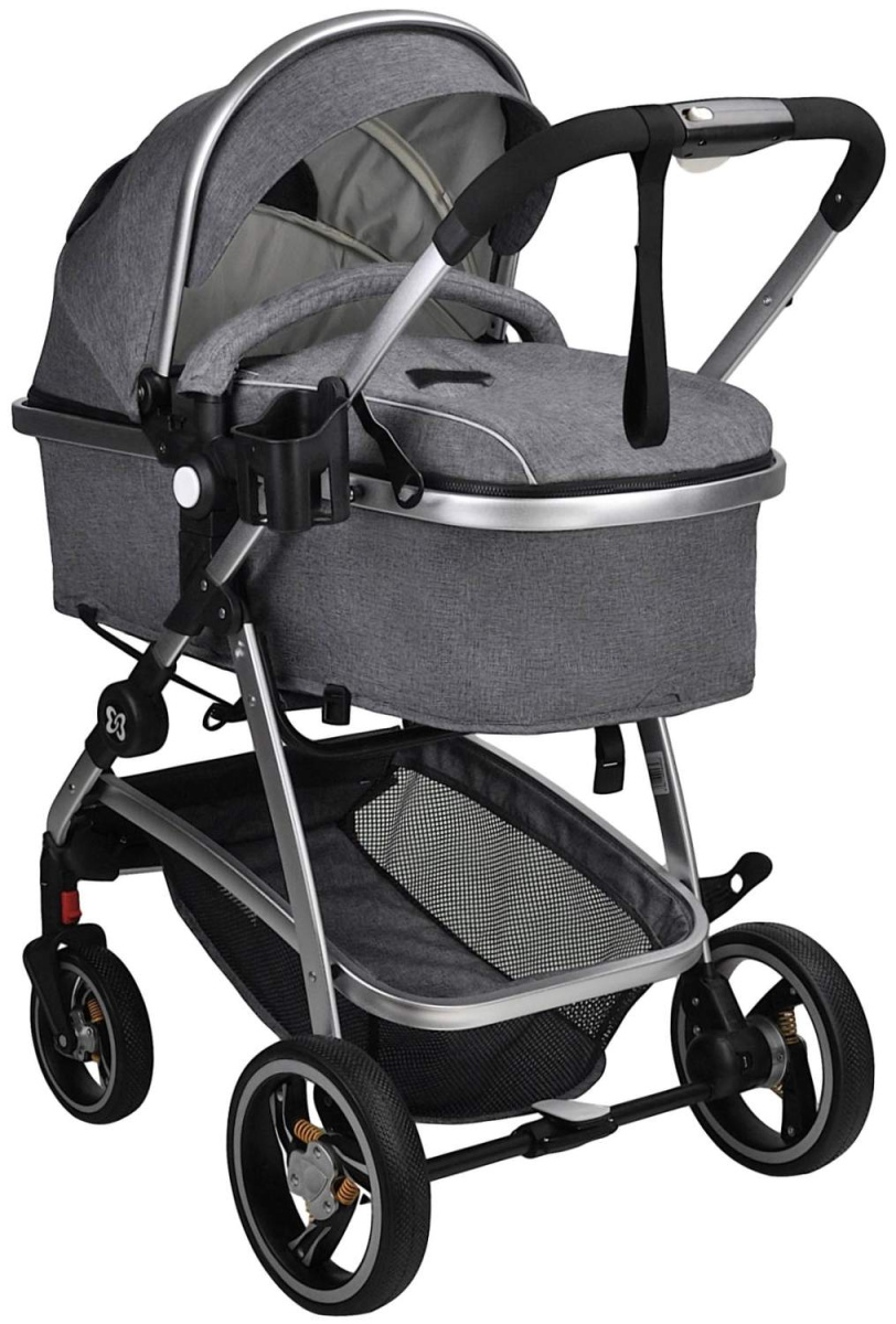 Коляска трансформер Farfello Pristina (Серый PS-11)