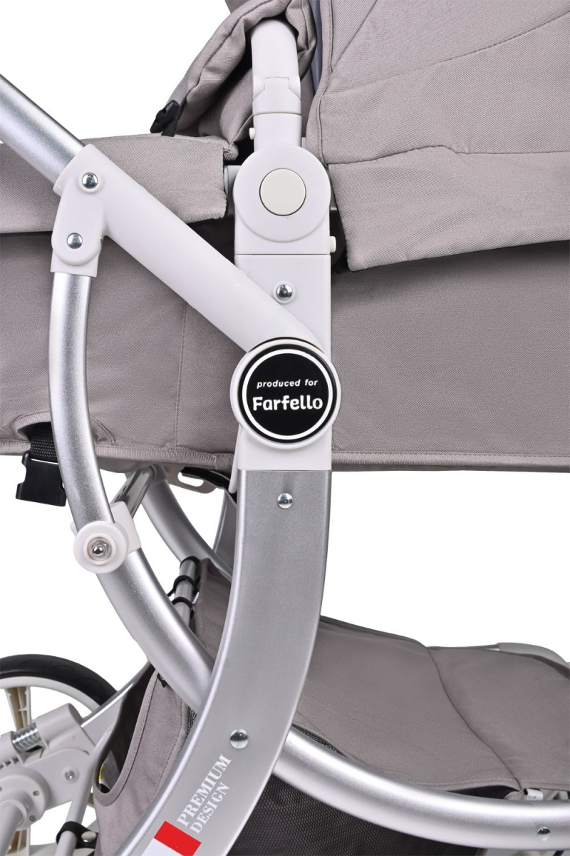 Коляска трансформер Farfello Aimile Original New Pearl (Капучино NDP-4)