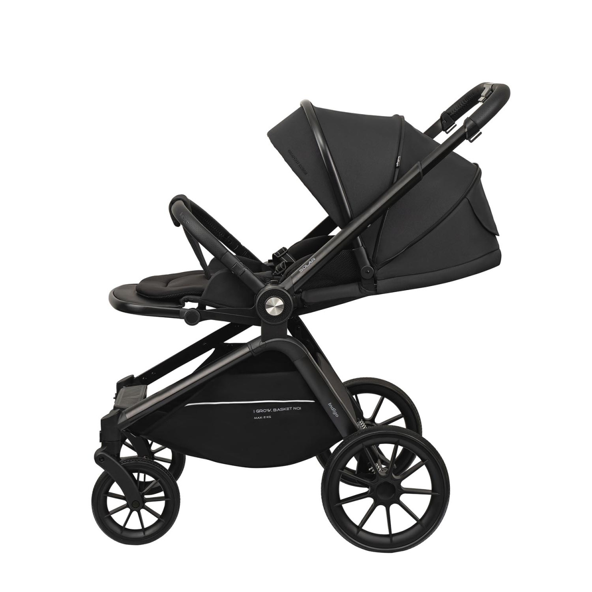 Коляска прогулочная Indigo SOLAR черный