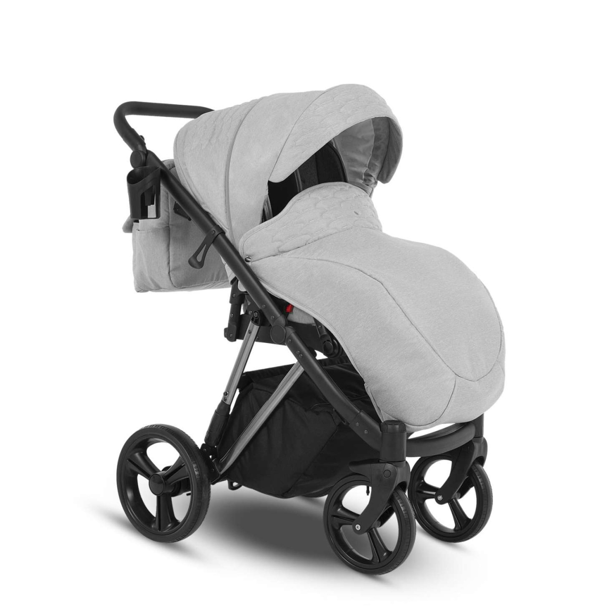 Коляска Camarelo Faro 2 в 1 светло-серый меланж