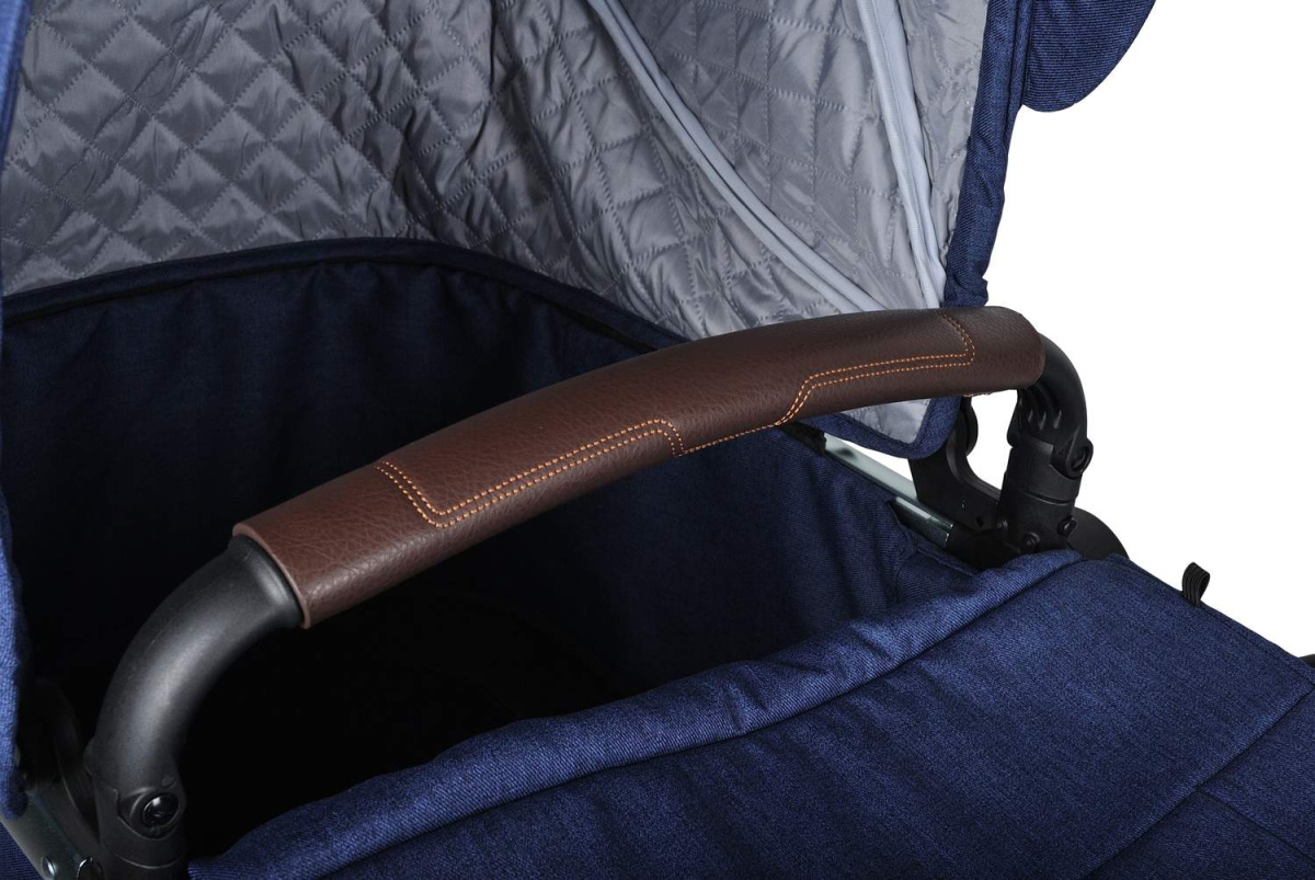 Коляска трансформер Farfello Aimile Original (New Silver) 608L (Синий)