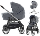 Коляска 2 в 1 Inglesina Aptica  с подставкой под люльку Stand Up,  Alaska Blue