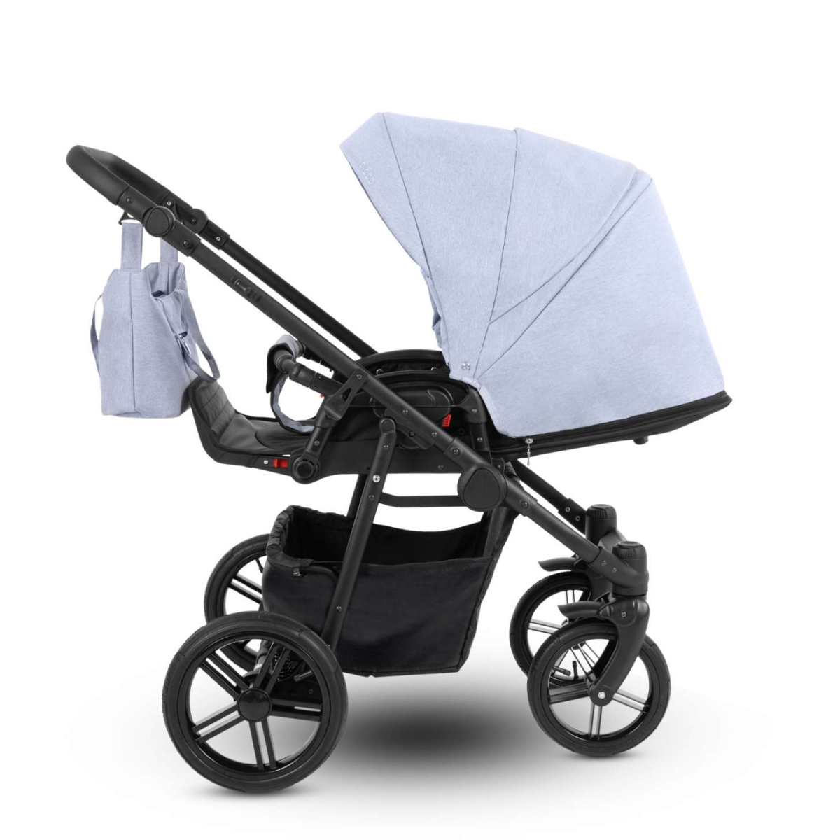 Коляска Camarelo Picco 3 в 1 голубой меланж