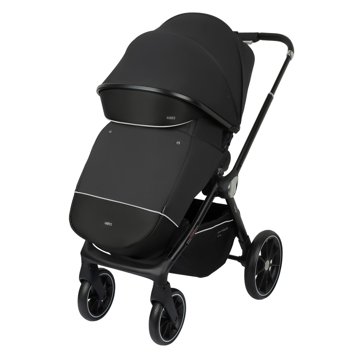 Коляска прогулочная Indigo GLOSS черный