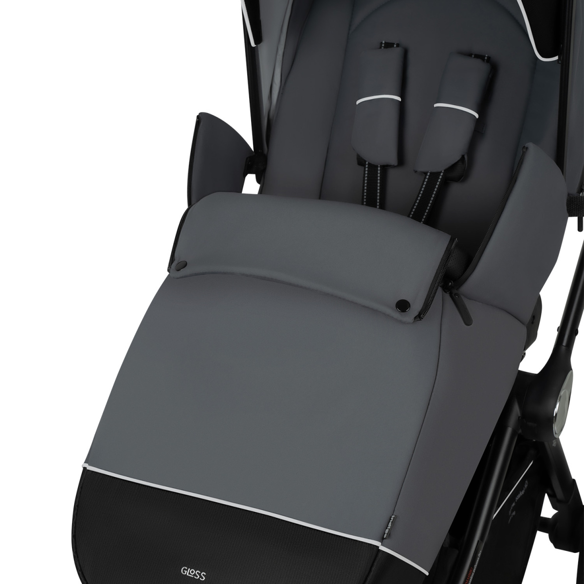 Коляска прогулочная Indigo GLOSS темно-серый