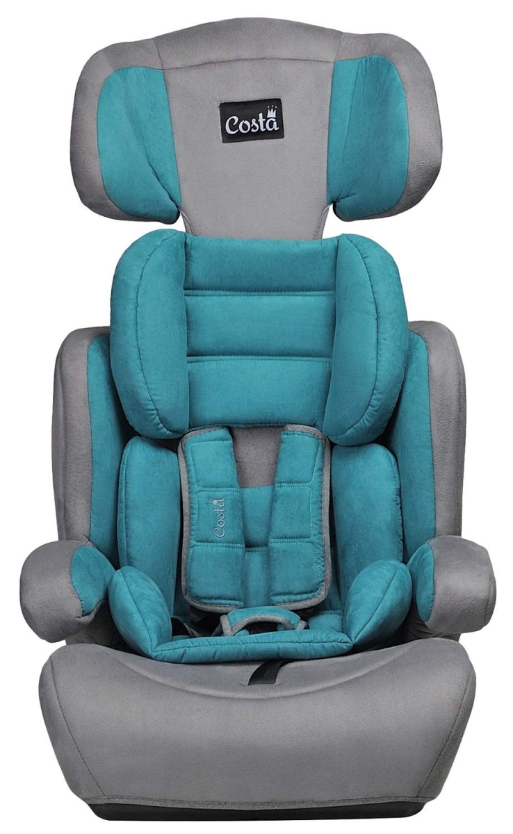 Автокресло детское Farfello CS-003 Изумрудно-зеленый/Emerald green велюр, YB702AEG