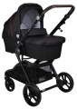 Коляска модульная 2 в 1 Farfello Jolly-S (J-77 чёрная)