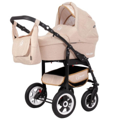 Коляска 2 в 1 Rant Fenix Prime 06 бежевый лён