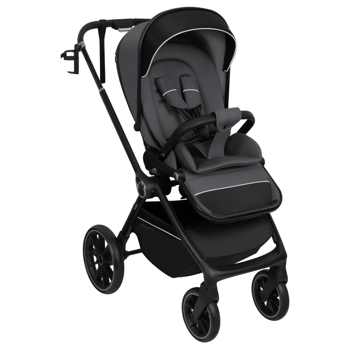 Коляска прогулочная Indigo GLOSS темно-серый