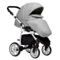 Коляска 2 в 1 Indigo Special, Is 04 (Серая кожа)