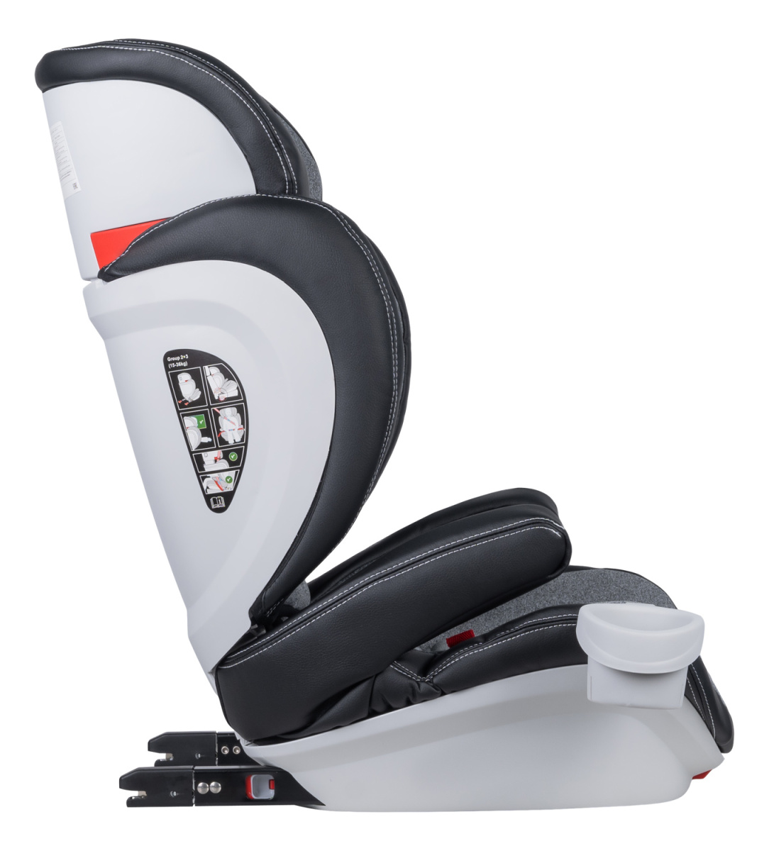 Автокресло детское Farfello CS-004 gray/black/серо-черный YB802gblck