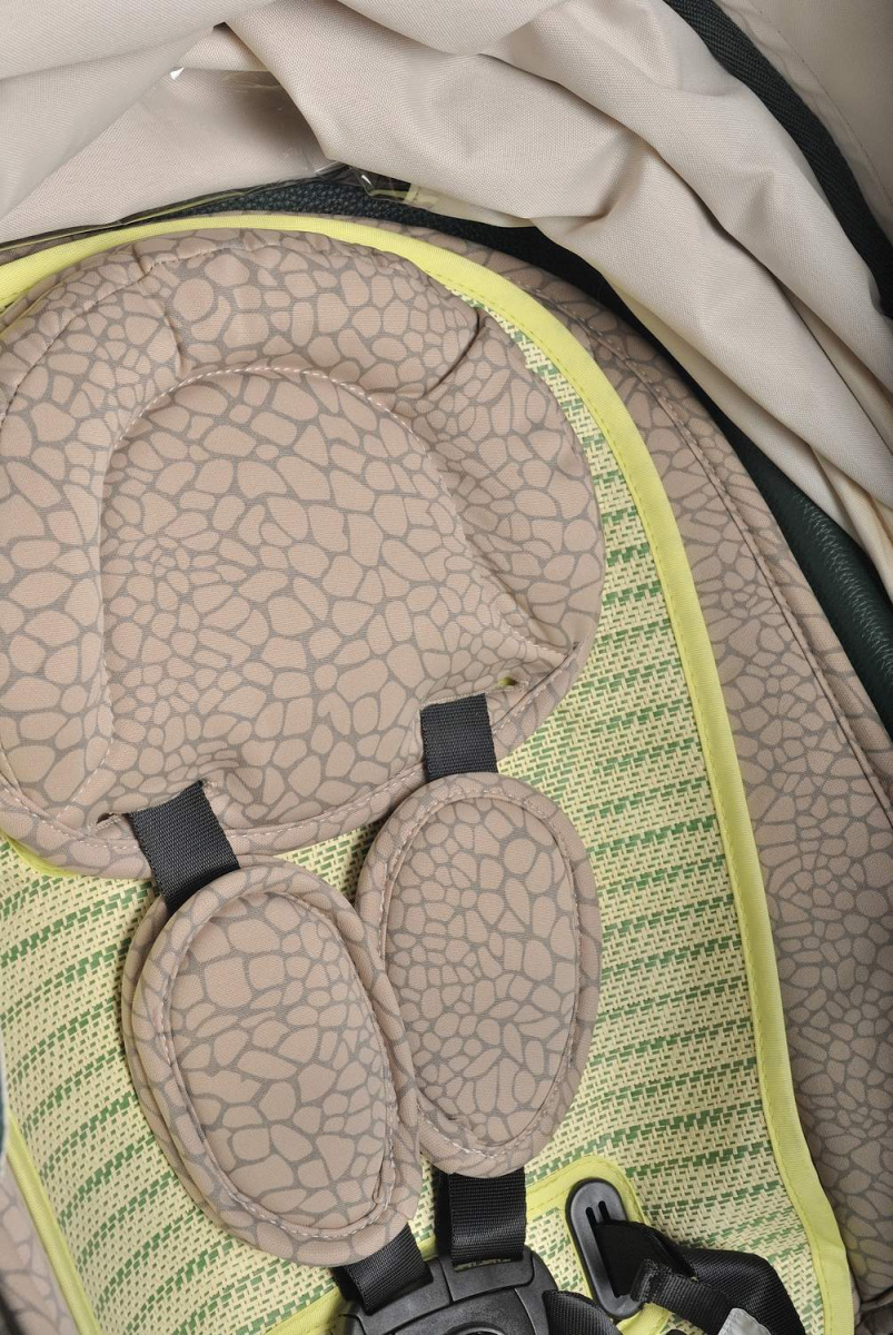 Коляска 2в1 Farfello Hot mama (Вечнозеленый)