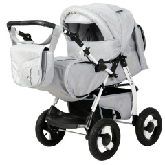 Коляска прогулочная Bart-Plast Victoria Prime PKL 03, цвет: серый джинс