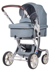 Коляска трансформер Farfello Aimile Original New Pearl (Стальной Серый NDP-3)