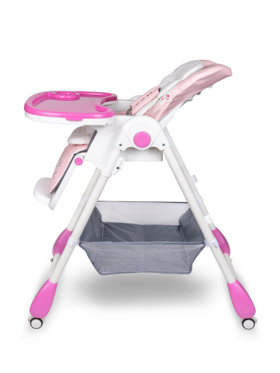 Стульчик для кормления Sevillababy Zoo Pink, розовый, зайчик