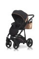 Коляска 3 в 1 Riko Basic Aicon 09 черно-оранжевый