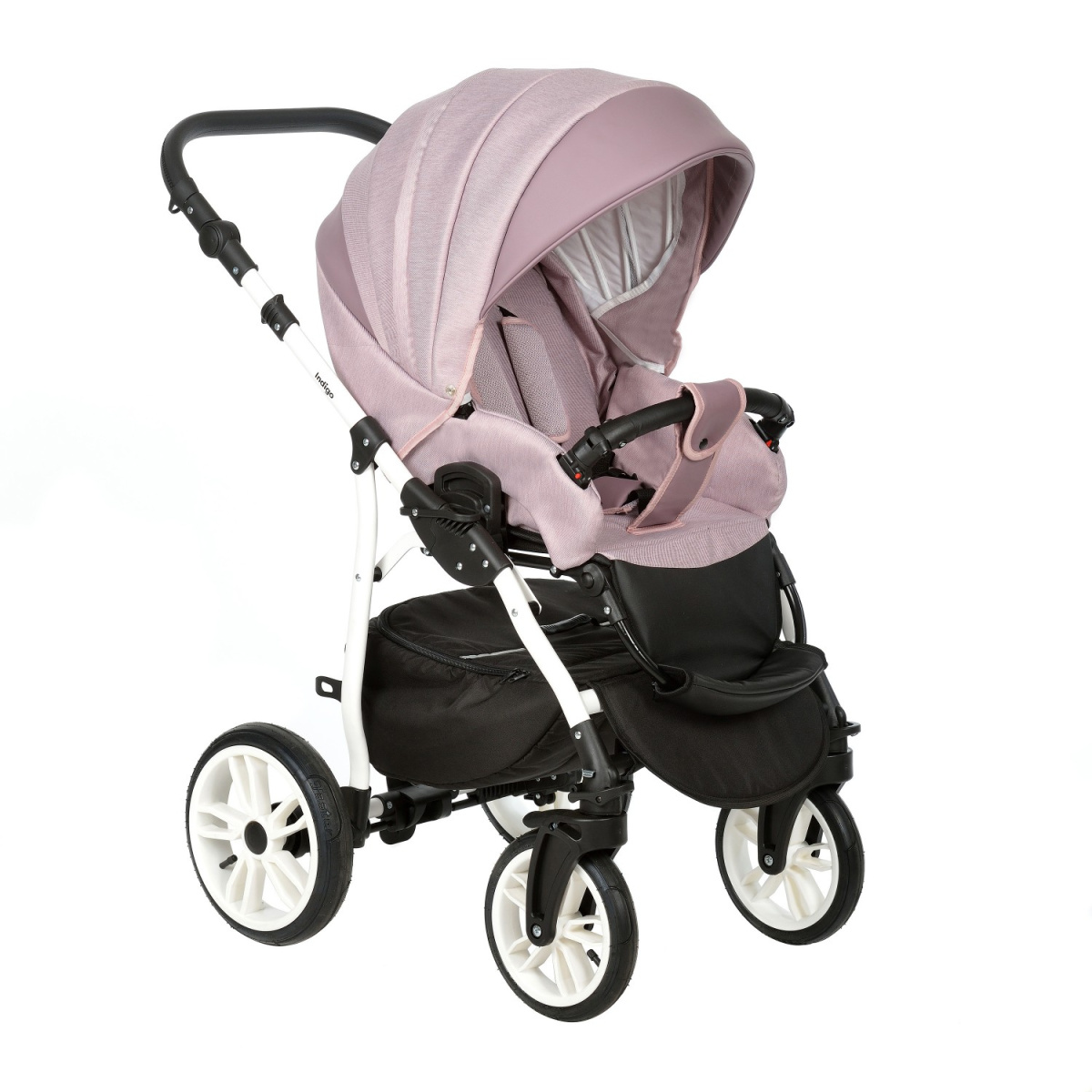 Коляска 2 в 1 Indigo, In 04 (Темная пудра)